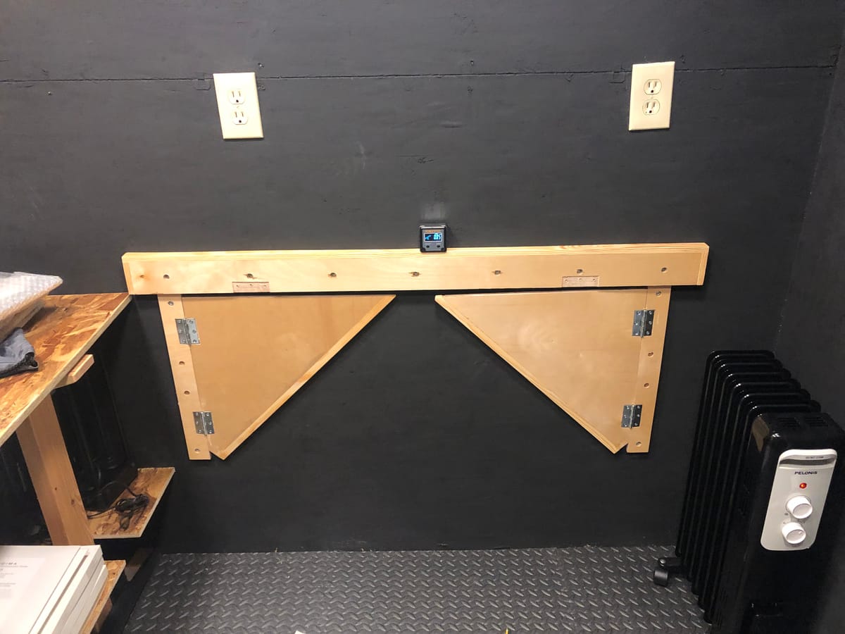 Darkroom Shed: a Murphy Desk