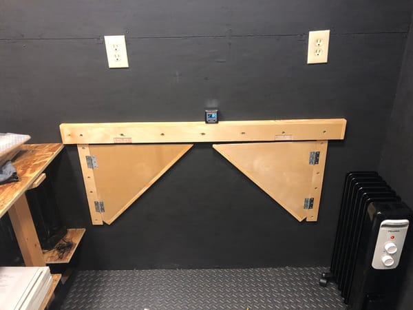 Darkroom Shed: a Murphy Desk