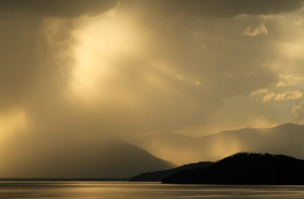 Framing Thunderstorm over Sandpoint