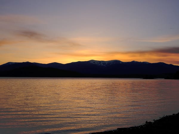 Evening on the Shore of Lake Pend Oreille